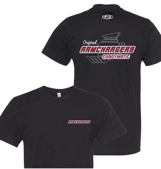 Ramchargers Engine Logo Black T-Shirt